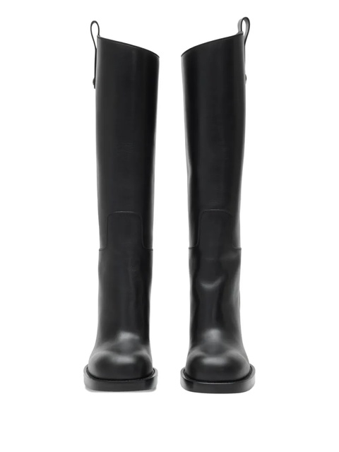 Burberry 85mm Cavalier calf-leather buckle boots - Black - zdjęcie produktu nr 2