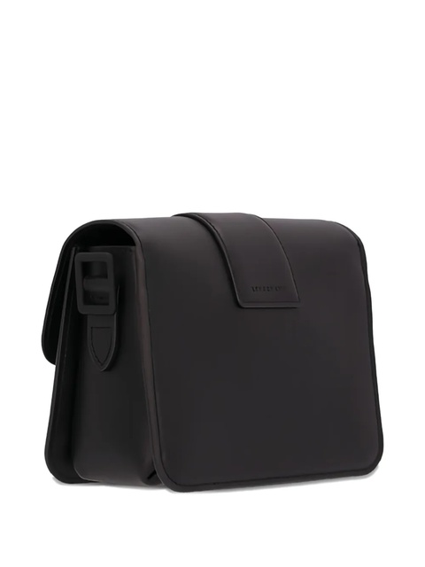 Longchamp Box-Trot leather flap-closure satchel bag - Black - zdjęcie produktu nr 2