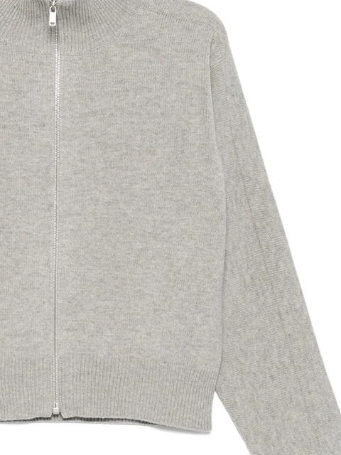 Jil Sander high-neck zip-front cardigan - Grey - zdjęcie produktu nr 2