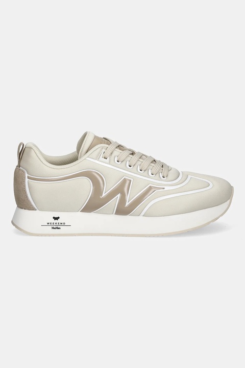 Weekend Max Mara sneakersy Rarohf damskie kolor beżowy 2525766034600 - zdjęcie produktu nr 2