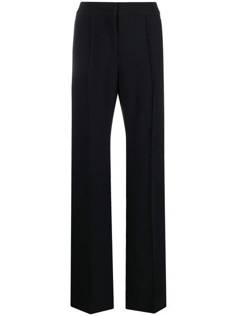 Jil Sander high-waisted flared trousers - Black - zdjęcie produktu nr 1