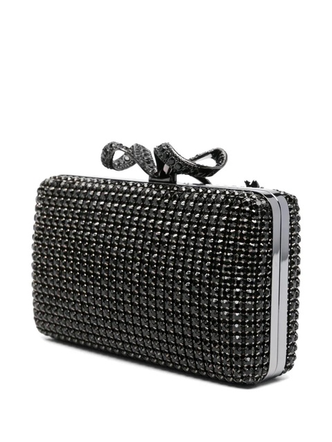 Self-Portrait crystal box clutch bag - Black - zdjęcie produktu nr 2