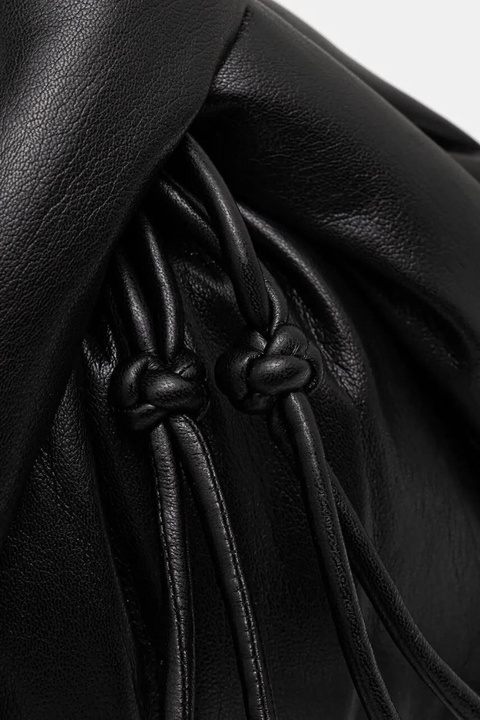 Nanushka Jen leather tote bag - Black - zdjęcie produktu nr 2