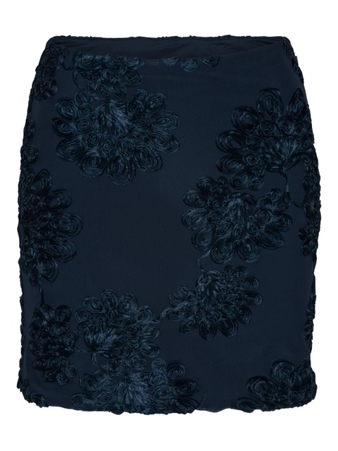 ROTATE BIRGER CHRISTENSEN 3D floral-mesh mini skirt - Blue - zdjęcie produktu nr 1