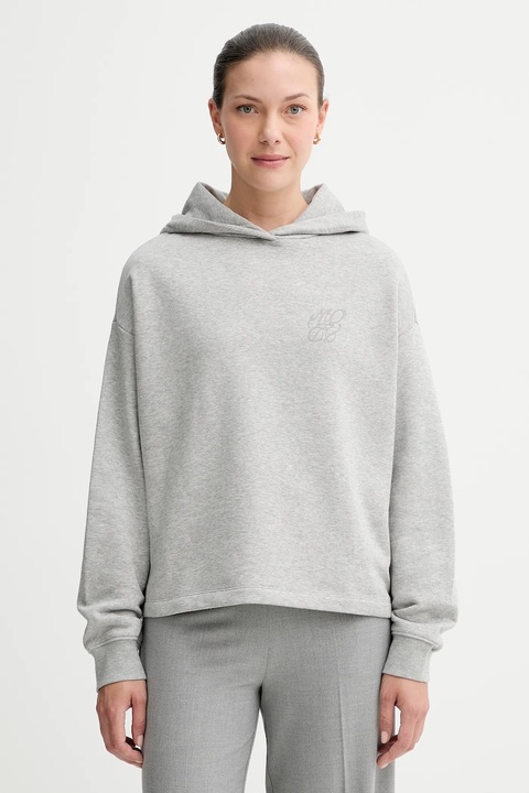 Marc O'Polo bluza damska kolor szary z kapturem melanżowa 5000007272 - zdjęcie produktu nr 1