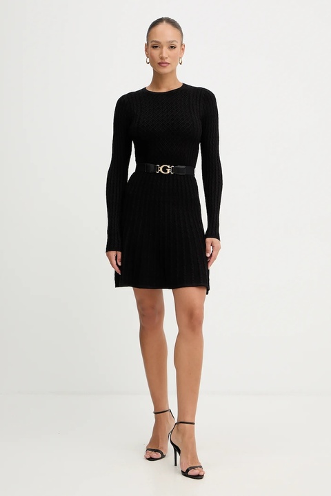 Guess sukienka HANA kolor czarny mini dopasowana W5BK68 Z2YJ2 - zdjęcie produktu nr 1