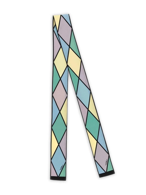 Valentino Garavani Rhombelle printed bandeau scarf - Green - zdjęcie produktu nr 1
