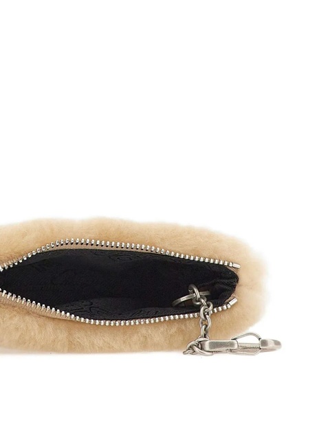 Marge Sherwood shearing hear-zipper wallet - Neutrals - zdjęcie produktu nr 1