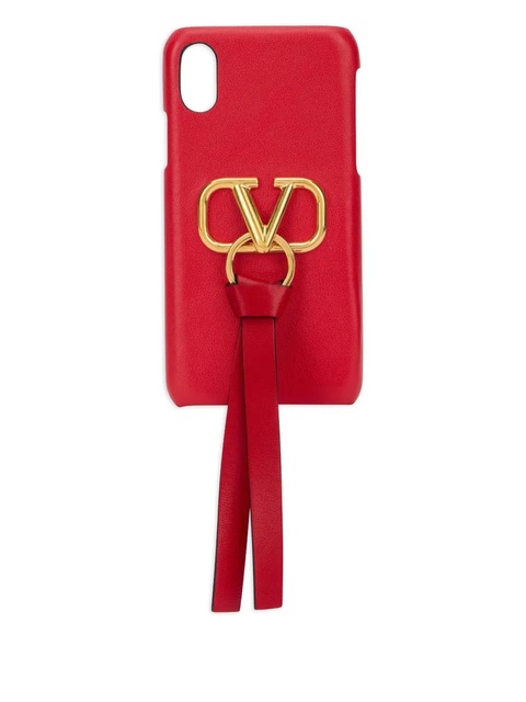 Valentino Garavani logo iPhone X case - Red - zdjęcie produktu nr 1