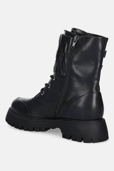 Just Cavalli workery damskie kolor czarny na płaskim obcasie 79RA3S97ZSD64899 - zdjęcie produktu nr 2