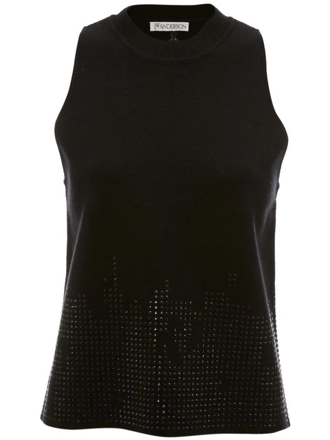 JW Anderson studded knitted tank top - Black - zdjęcie produktu nr 1