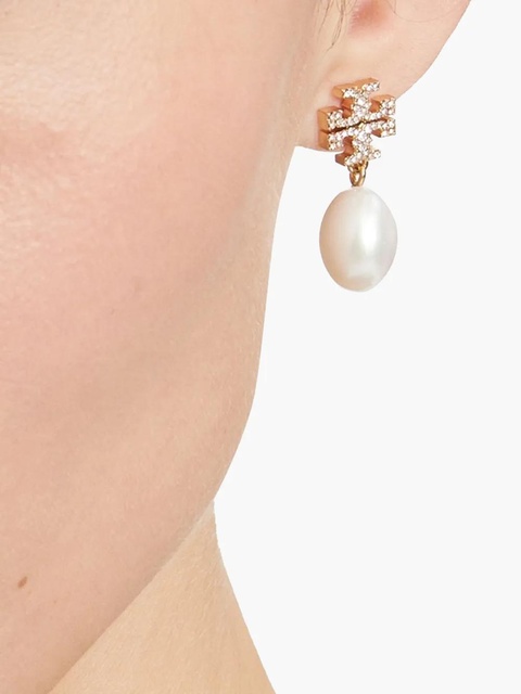 Tory Burch Kira drop earrings - Gold - zdjęcie produktu nr 2