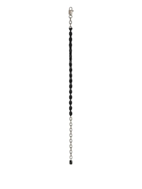 Dolce & Gabbana leather chain-link belt - 80999 BLACK - zdjęcie produktu nr 1