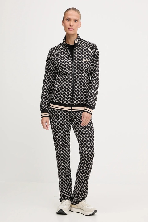 Guess spodnie dresowe NEW AGGIE damskie kolor czarny wzorzyste V5YB20 KB212 - zdjęcie produktu nr 2