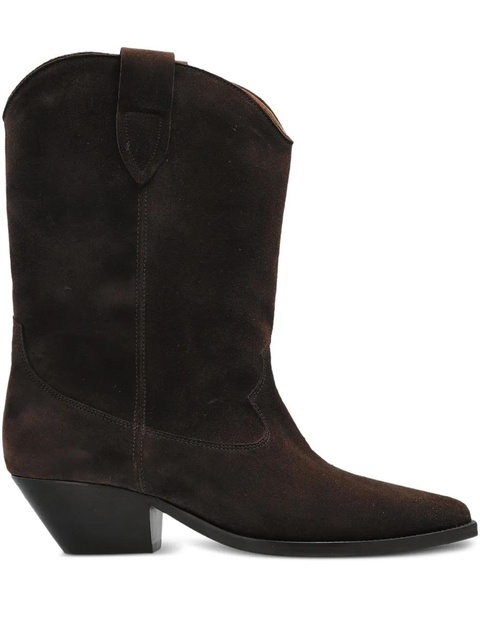 ISABEL MARANT 40mm Duerto pointed-toe suede cowboy boots - Brown - zdjęcie produktu nr 1
