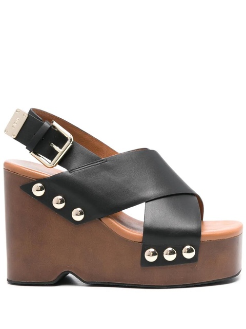 Maje 100mm platform sandals - Black - zdjęcie produktu nr 1