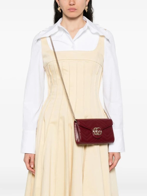 Gucci mini GG Marmont clutch - Red - zdjęcie produktu nr 2