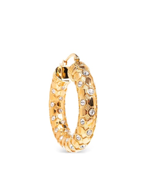 Versace Greca-engraved hoops - Gold - zdjęcie produktu nr 2