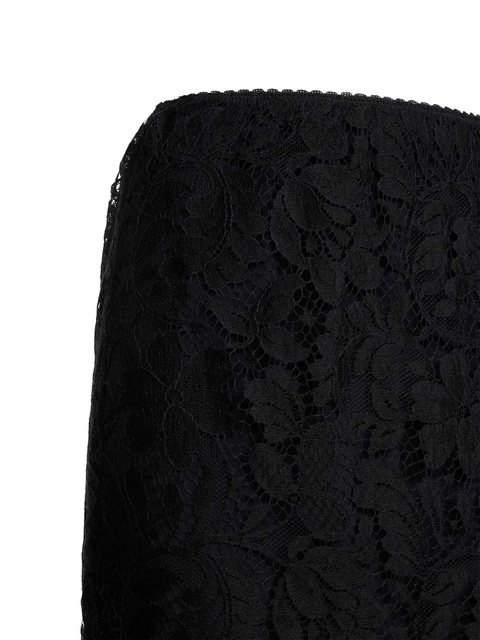 Chloé scalloped waistband lace skirt - Black - zdjęcie produktu nr 2