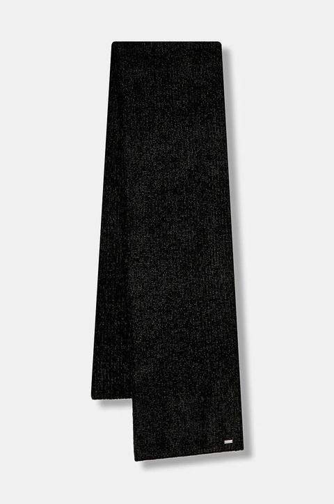 Armani Exchange szalik damski kolor czarny gładki XW001513 AF16685 - zdjęcie produktu nr 1