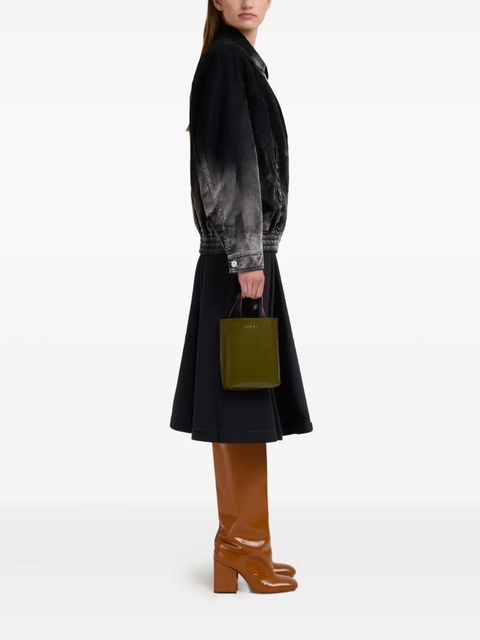 Marni Museo leather tote bag - Green - zdjęcie produktu nr 1