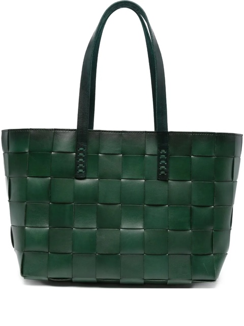 DRAGON DIFFUSION woven leather tote bag - Green - zdjęcie produktu nr 1