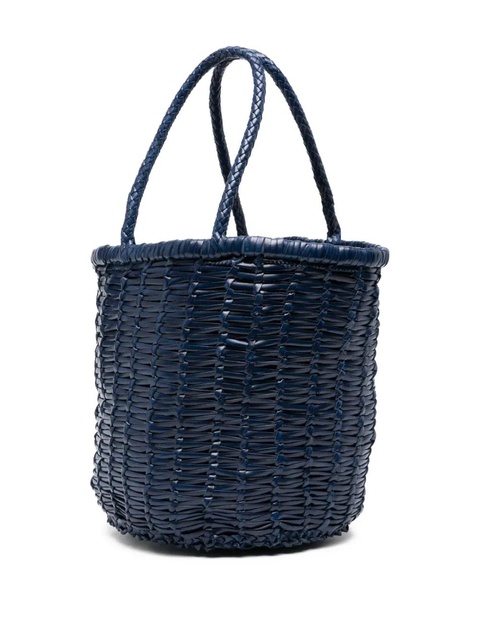 DRAGON DIFFUSION woven leather bucket bag - Blue - zdjęcie produktu nr 2