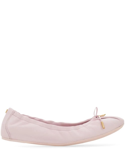 Ferragamo bow-detailing ballerina shoes - Pink - zdjęcie produktu nr 1