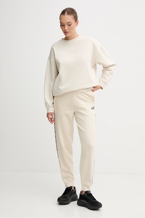 Puma bluza damska kolor beżowy gładka 685400 - zdjęcie produktu nr 2