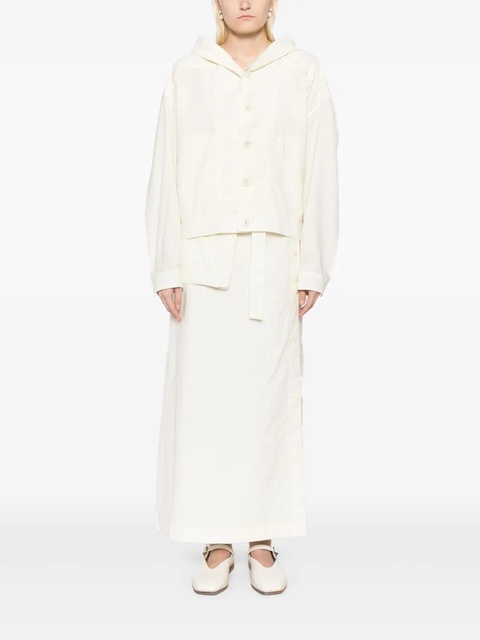 LEMAIRE belted wrap maxi skirt - White - zdjęcie produktu nr 2