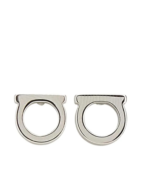 Ferragamo Gancini stud earrings - Silver - zdjęcie produktu nr 1