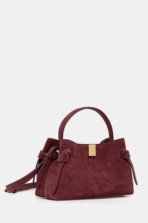 Yuzefi torebka zamszowa GYOZA MINI kolor bordowy UZCO-HB-MGZ-S024 - zdjęcie produktu nr 2