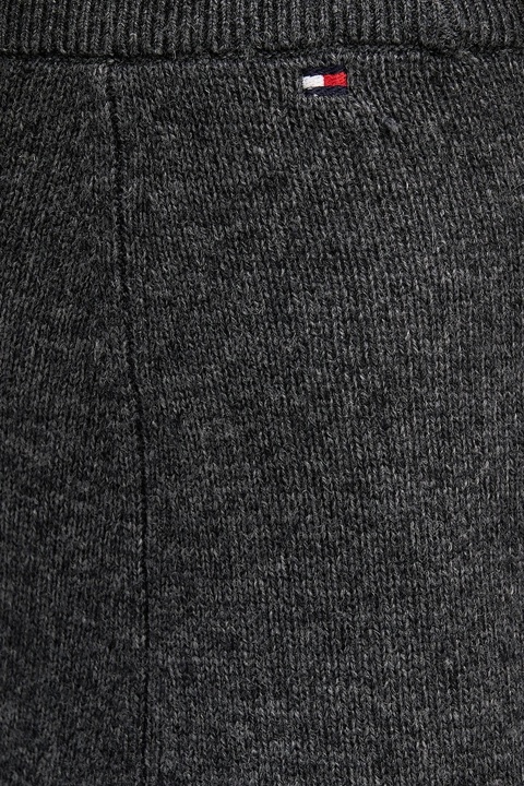 Tommy Hilfiger spódnica wełniana kolor szary midi rozkloszowana WW0WW46756 - zdjęcie produktu nr 2
