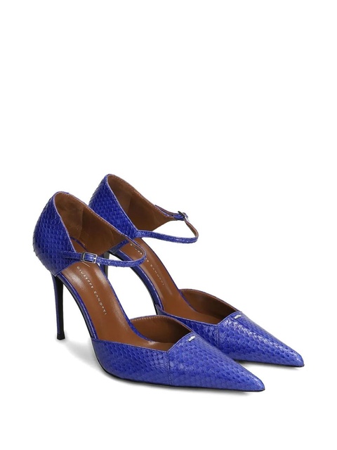 Giuseppe Zanotti 105mm Raquel D'orsay ankle-strap pumps - Blue - zdjęcie produktu nr 2