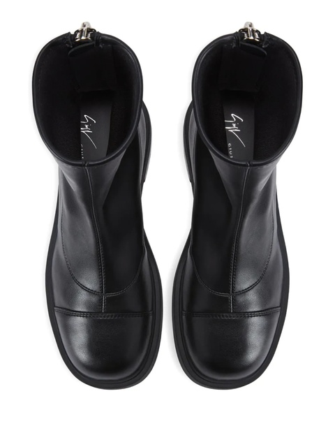 Giuseppe Zanotti zip-detail platform boots - Black - zdjęcie produktu nr 2
