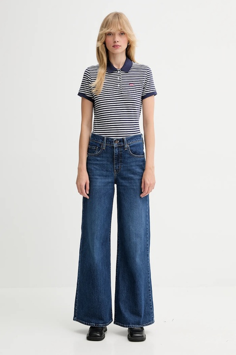 Levi's polo damski kolor granatowy 52599 - zdjęcie produktu nr 2