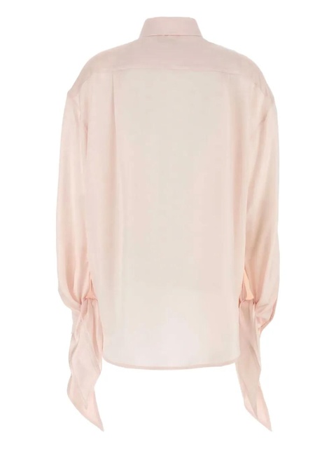 Balenciaga silk ruffled shirt - Pink - zdjęcie produktu nr 2