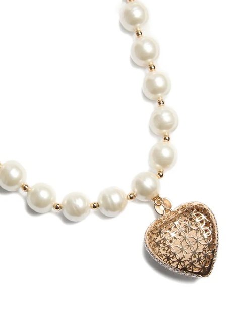 Valentino Garavani Coeur Royal necklace - Gold - zdjęcie produktu nr 2