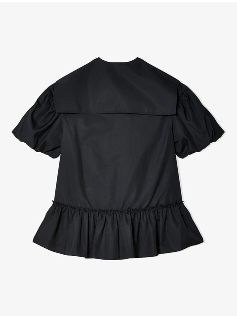 Simone Rocha cropped sailor puff shirt - Black - zdjęcie produktu nr 2