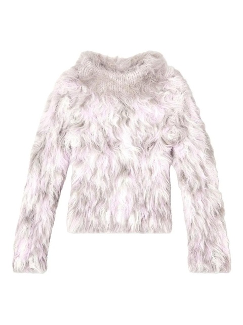 Diesel long-sleeve textured sweater - White - zdjęcie produktu nr 1