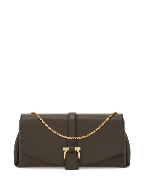 Ferragamo leather shoulder bag - Grey - zdjęcie produktu nr 1