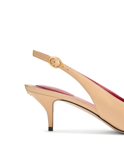 Valentino Garavani 55mm Panthea pleated pumps - Neutrals - zdjęcie produktu nr 2