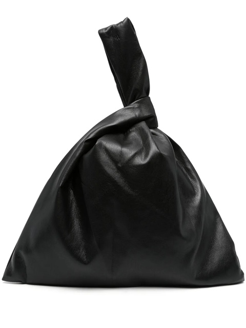 Nanushka Jen gathered tote bag - Black - zdjęcie produktu nr 1