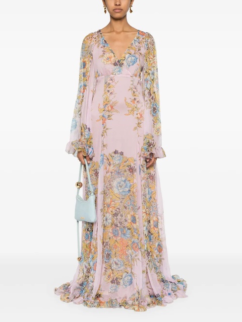 ETRO flora-print maxi dress - Pink - zdjęcie produktu nr 2
