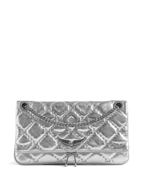 Zadig&Voltaire quilted chain-strap cross-body bag - Silver - zdjęcie produktu nr 1