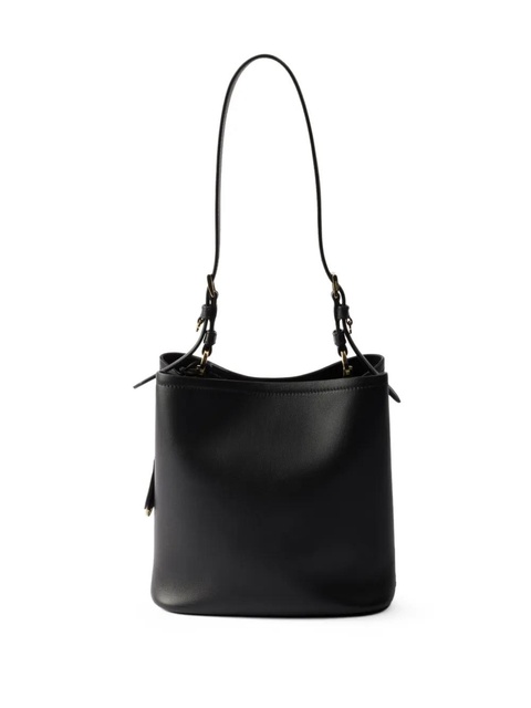 Prada medium leather shoulder bag - Black - zdjęcie produktu nr 2