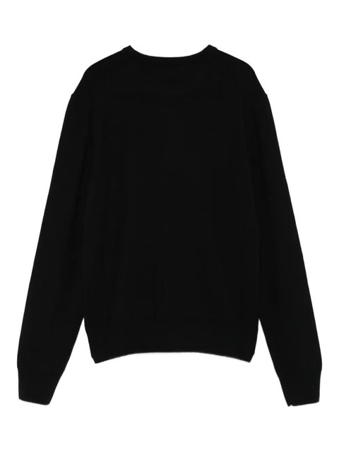 Coperni logo-embroidered wool sweater - Black - zdjęcie produktu nr 1