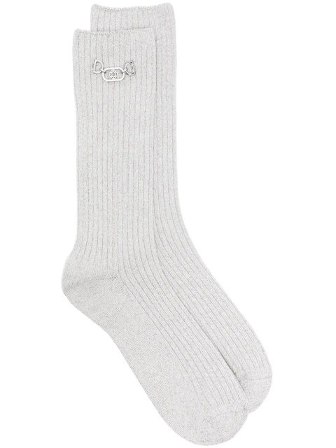 Maje lurex socks - Silver - zdjęcie produktu nr 2
