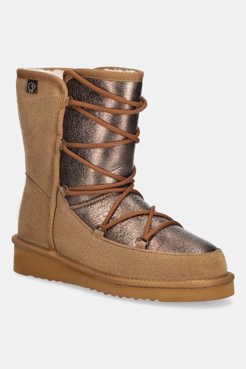 Answear.LAB śniegowce zamszowe kolor brązowy - zdjęcie produktu nr 1