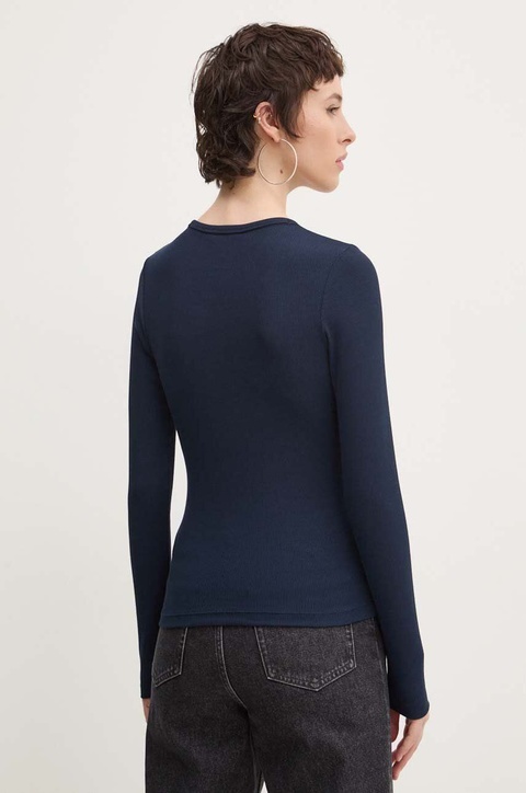 Tommy Jeans longsleeve kolor granatowy DW0DW17387 - zdjęcie produktu nr 2